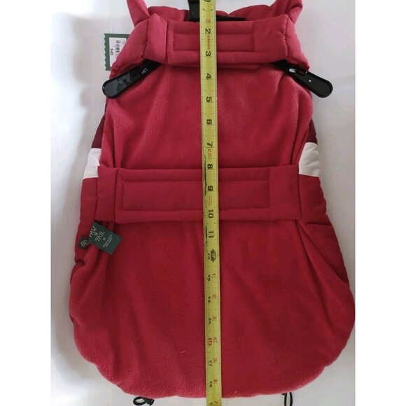 Paw &Tail Puffer Dog Vest Red Medium - Picture 3 of 8